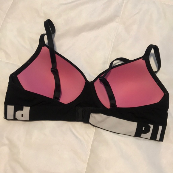 NWOT PINK lightly lined bralette - Picture 2 of 3